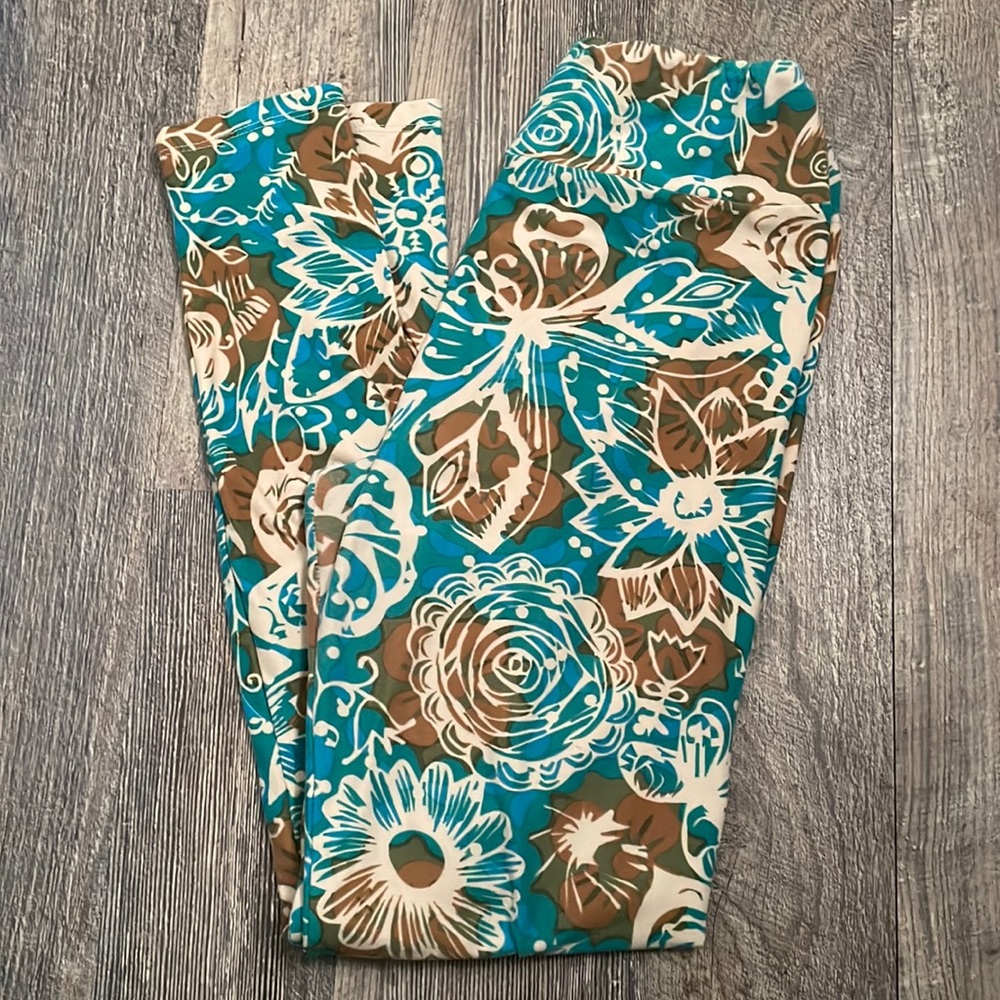 LuLaRoe leggings great muted colors